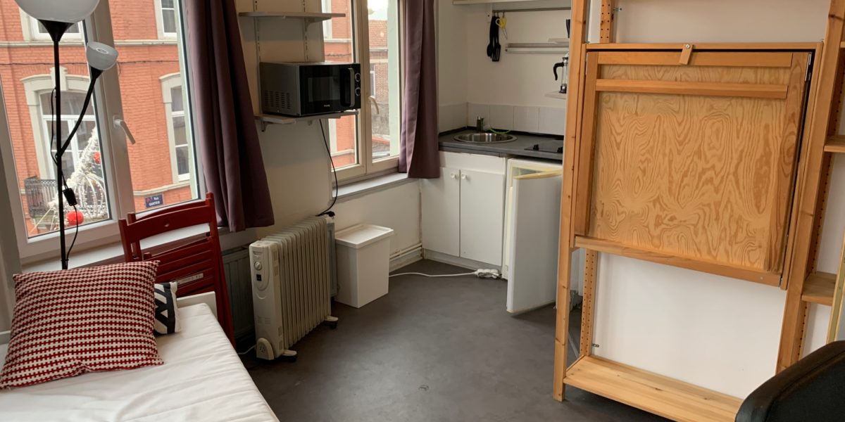 Studio meublé de 13 m² – Rue Gantois à Lille