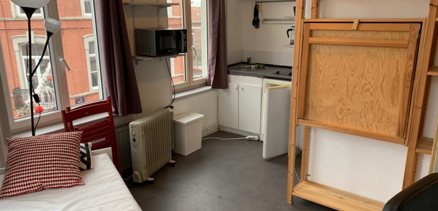 Studio meublé de 13 m² – Rue Gantois à Lille